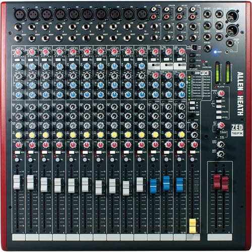Allen & Heath ZED-16FX 16-Channel Recording and Live Sound Mixer