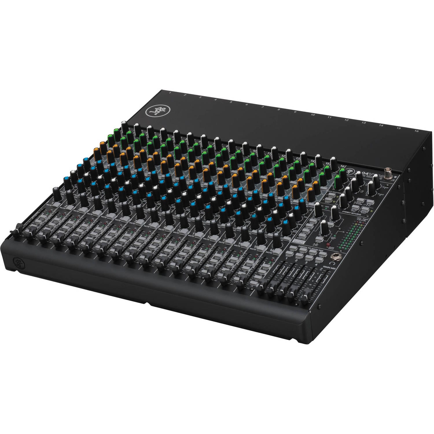 Mackie 1604VLZ4 16-Channel 4-Bus Compact Mixer + Rockville