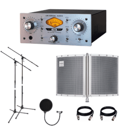 Universal Audio 710 Twin-Finity - Microphone/Line Preamplifier + Marantz Professional Sound Shield Compact Folding Vocal Reflection Filter Package.