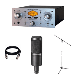 Universal Audio 710 Twin-Finity - Microphone/Line Preamplifier + Audio-Technica AT2035 Cardioid Condenser Microphone Package.