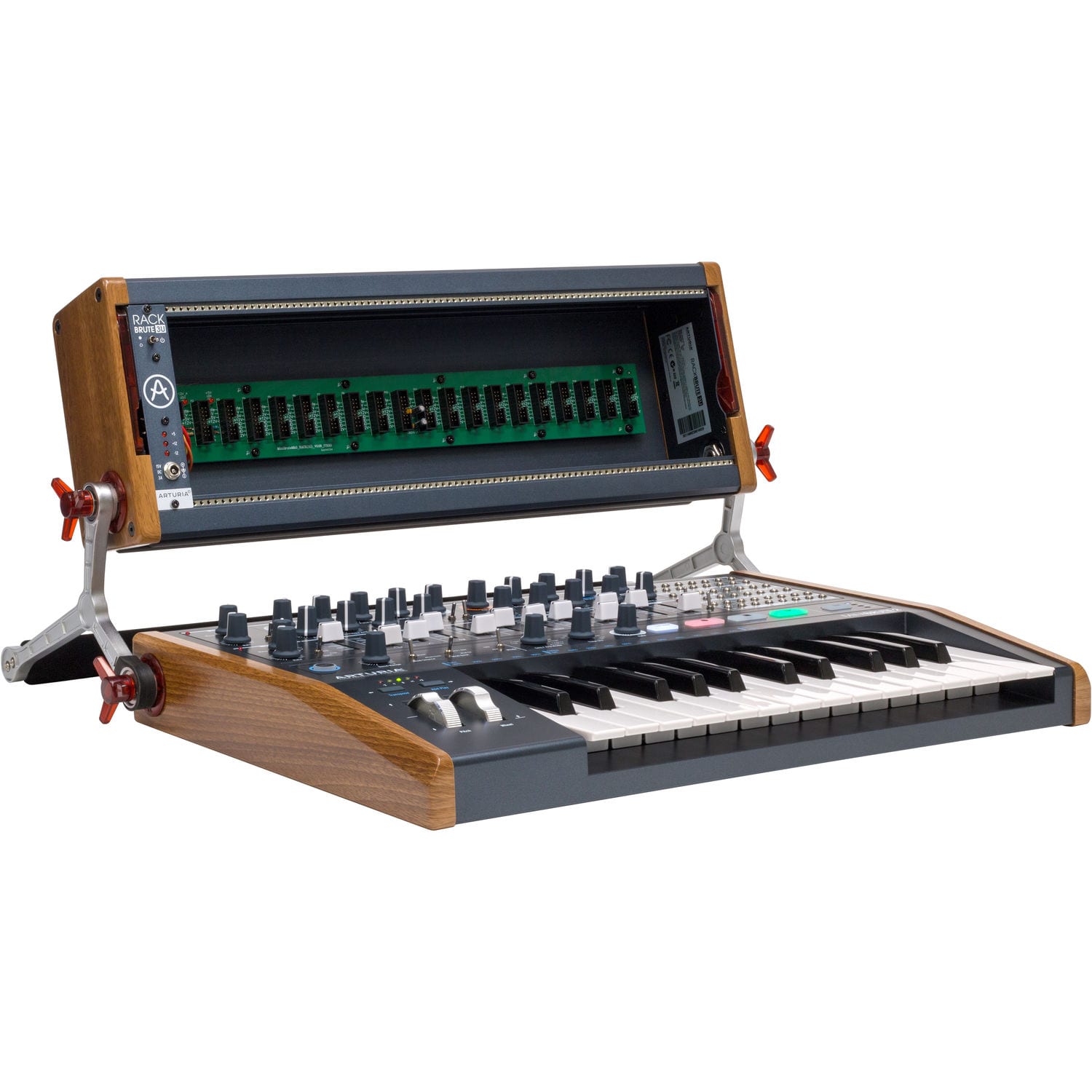 Arturia MiniBrute 2 – Arturia RACKBRUTE 6U RIG – 2 Midi Cable – 12