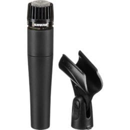 Shure SM57-LC Microphone With Clip and Bag