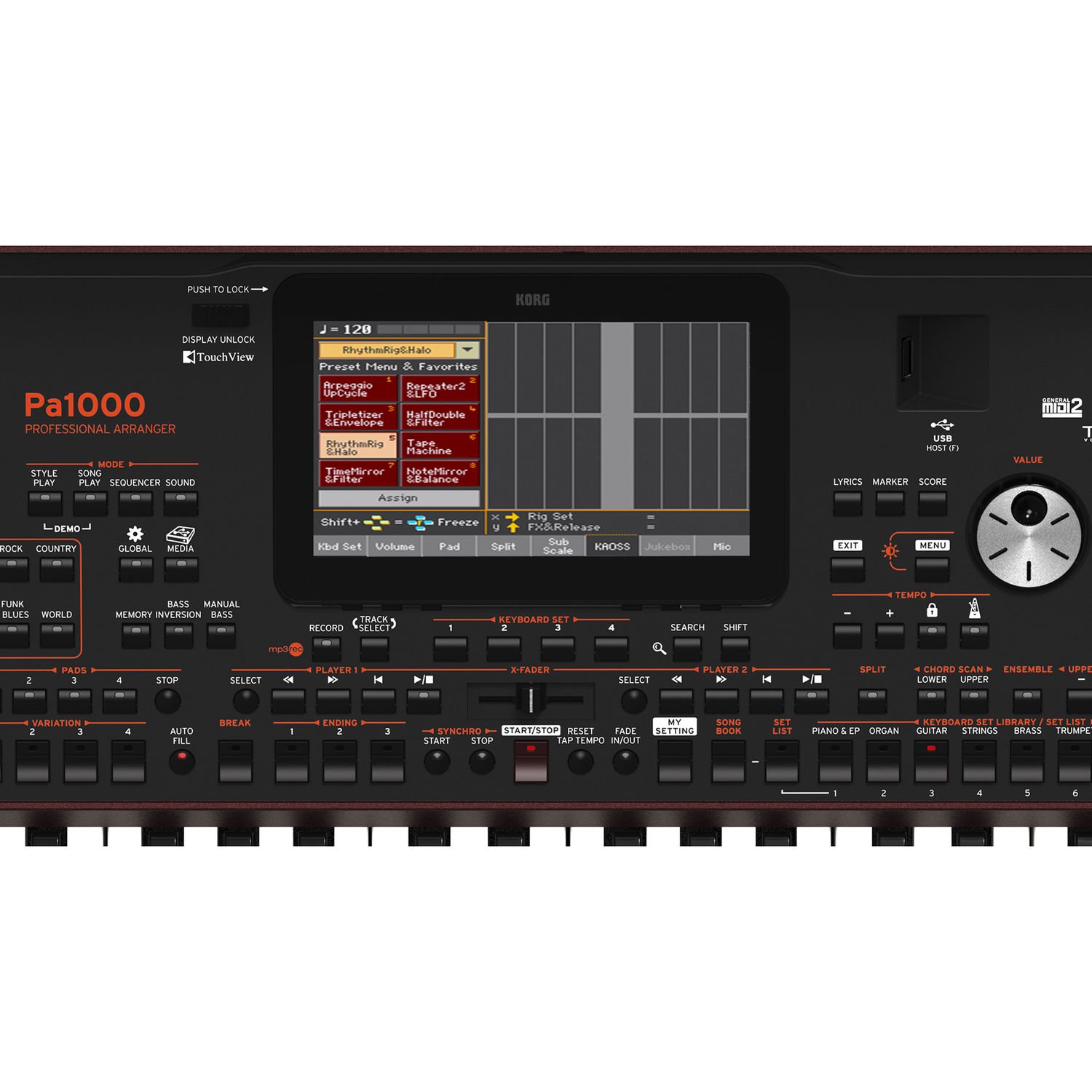 Korg Pa1000 61-Key Professional Arranger with Speakers