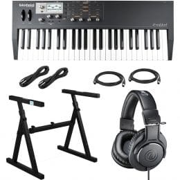 Waldorf Blofeld Keyboard Synthesizer (Black), Knox Gear Heavy Duty