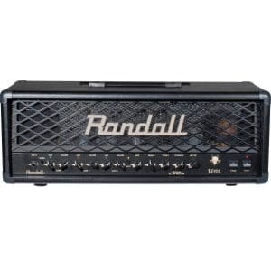 Randall RD100H Diavlo 100W Tube Guitar Head Black, VINYL AMP COVER, (2) ErnieBall Guitar Cables, Gator Stand (GFW-GTR-1000) Bundle