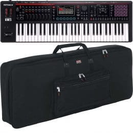 Roland Fantom-06 61-Key Keyboard, Gator GKB-61 Bag Bundle
