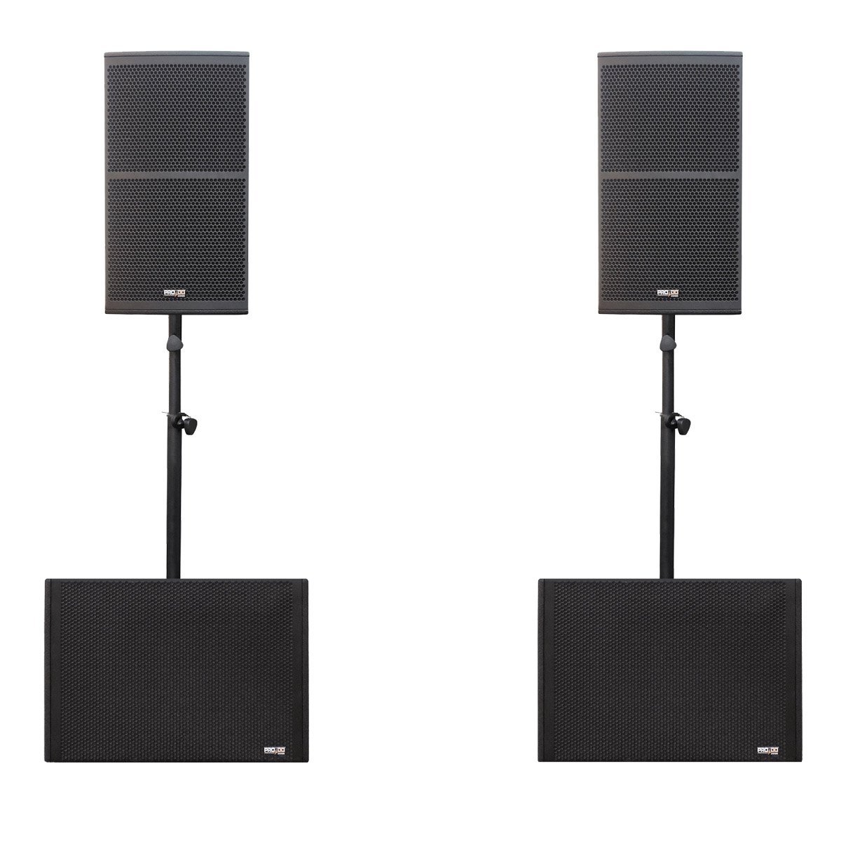 PRO DG IT 112 PA, 12” Passive 2 Way PA Speaker, Watts: 600W RMS 2400 Peak, 136 dB, Plywood, (Beyma Components), Ideal for DJs, Churches & Bands (Made in Spain)