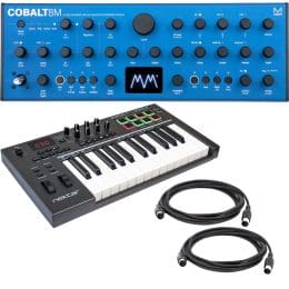 Modal Electronics COBALT8M, Nektar Impact LX25+, (2) Midi Cable Bundle