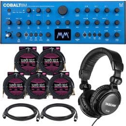 Modal Electronics COBALT8M, (5) ErnieBall 1/4, (2) Midi Cables, Tascam TH02 Bundle