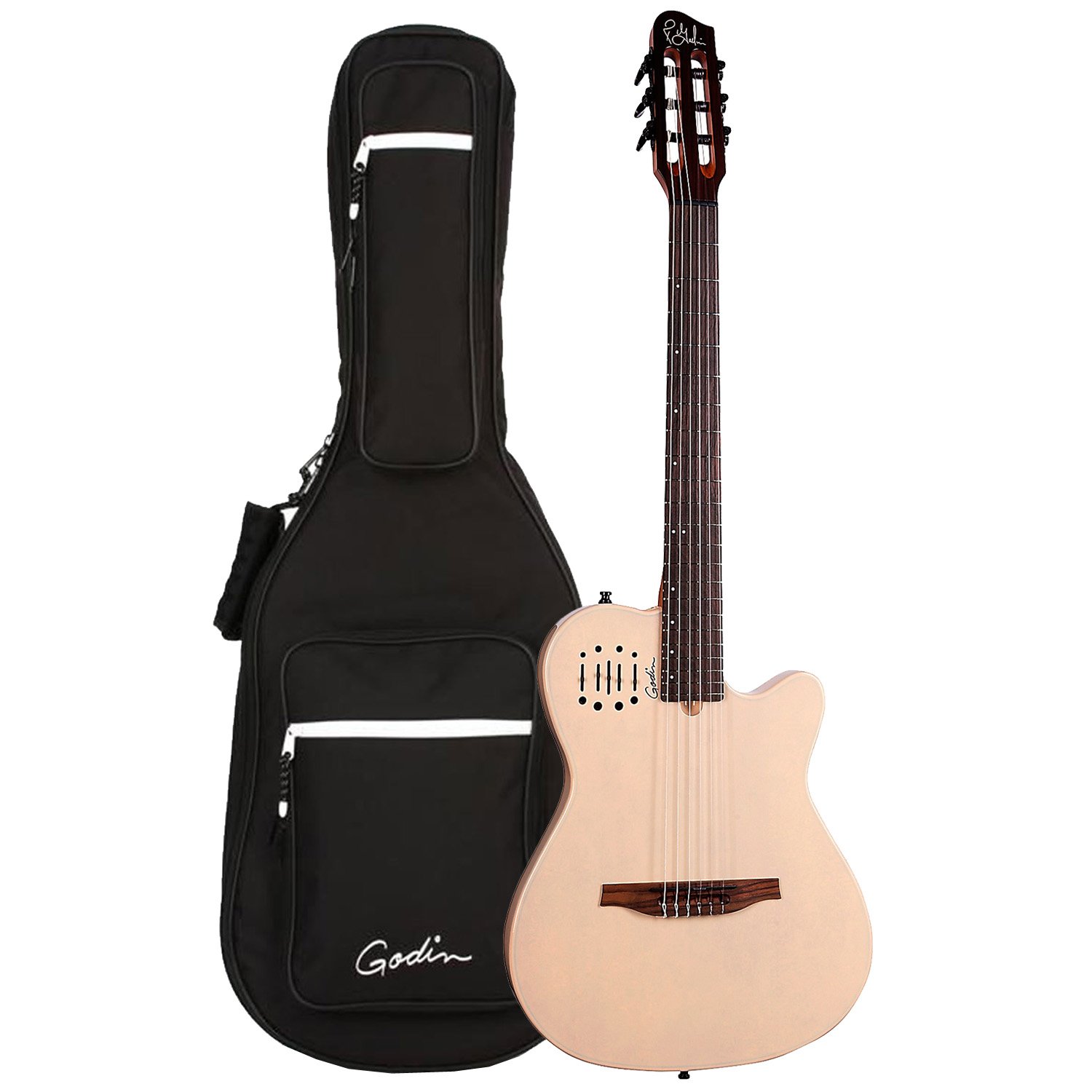 エレガットgodin multiac mundial ozark cream Godin Multiac Mundial Nylon Acoustic-Electric Guitar – Ozark Cream