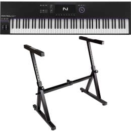 Native Instruments Kontrol S88 MK3, Z Style Stand Bundle