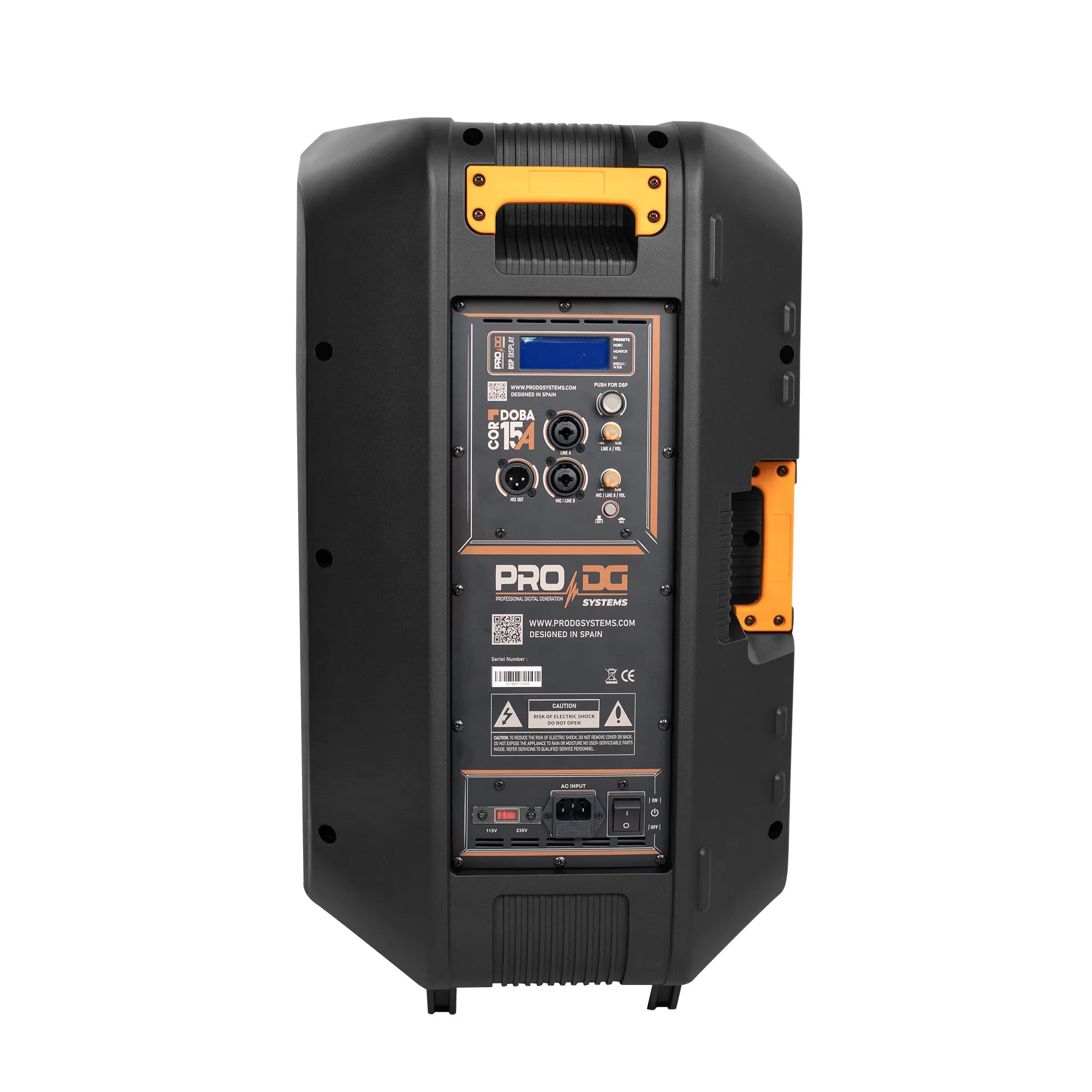 PRO DG Cordoba 15A 2400W Powered Speaker