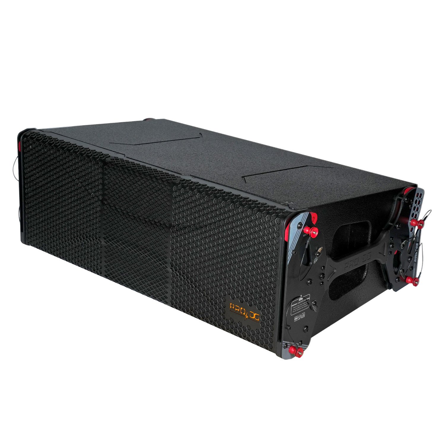 PRO DG AVIATOR LA210A, Watts: 2000W RMS 4000 peak 2x10 Plywood Active Line Array with (Italian Neodymium Components), Extra Power for Passive LA210P & PRODG NET Connection, Ideal for Touring, Churches & Bands (Designed in Spain)