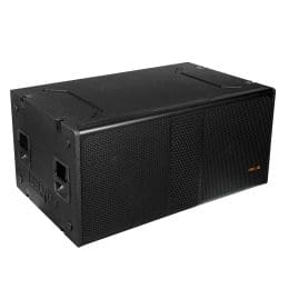 Pro DG Systems S218A, Watts: 4000W RMS 8000 peak Dual 18”, 141 dB, Plywood Active Subwoofer, (Italian Neodymium Components), PRODG NET Connection, Ideal for Touring, DJs, Churches & Bands (Designed in Spain)