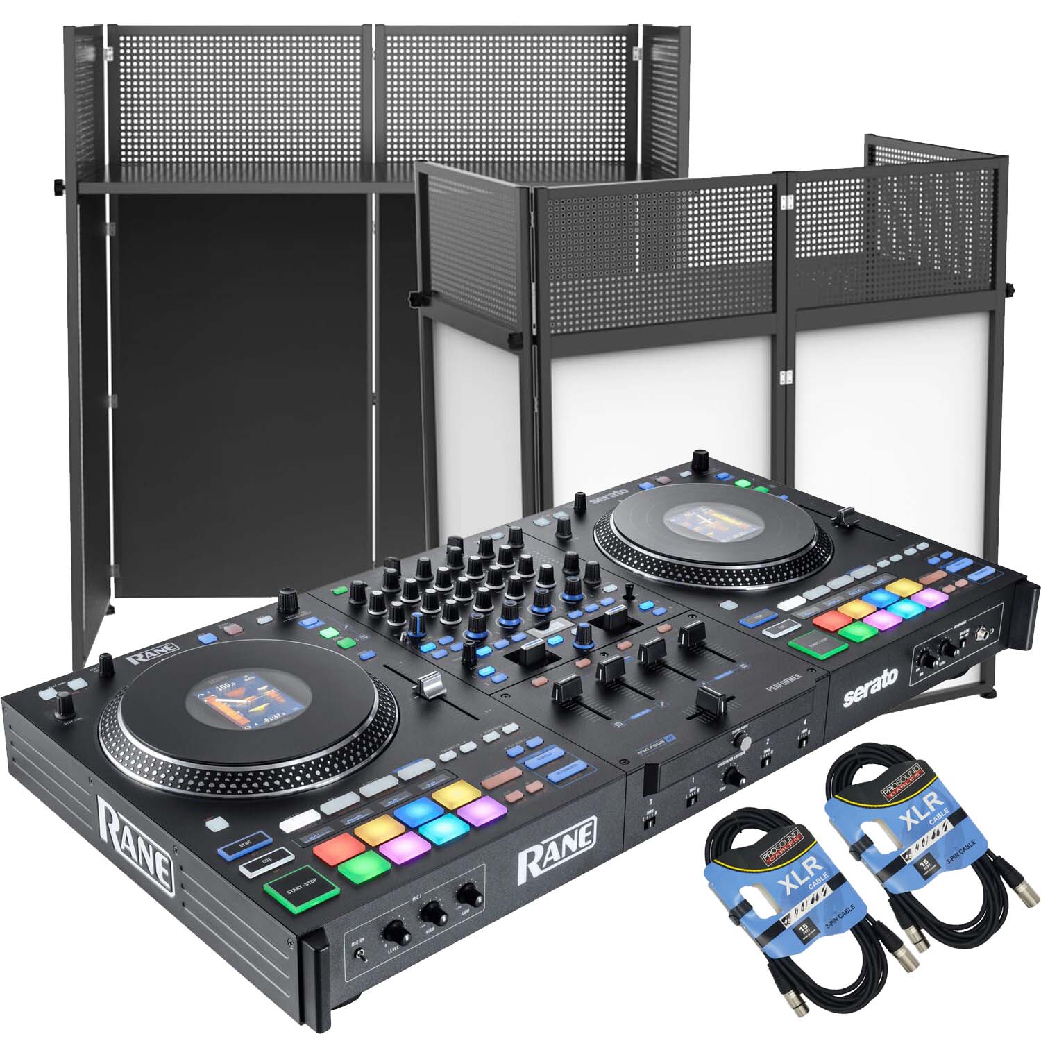 Rane PERFORMER 4-channel Motorized DJ Controller, DJ Facade Table