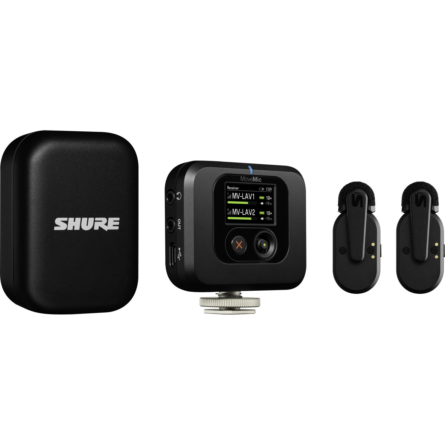 Shure MoveMic Two Wireless Lavalier Microphone System