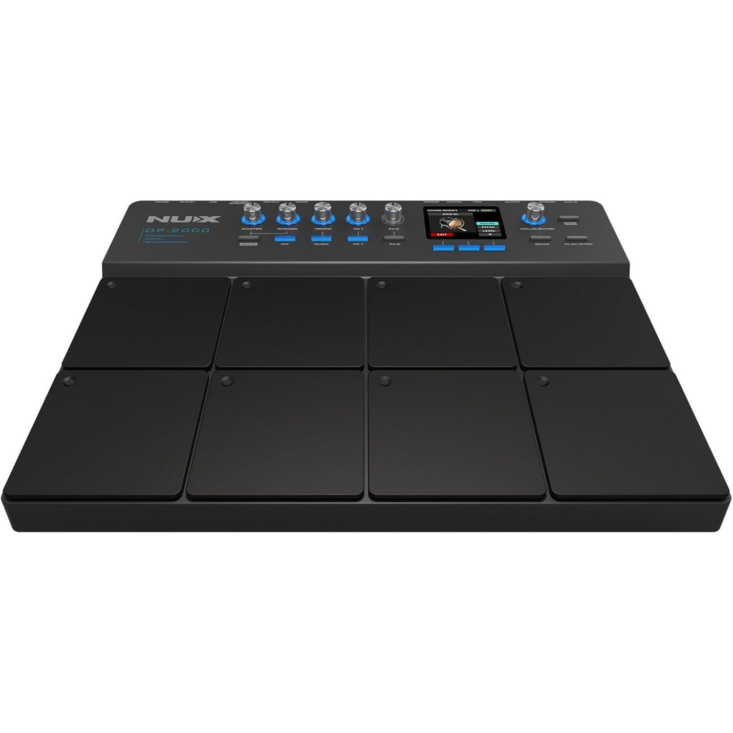 NUX DP-2000 Digital Percussion Pad with 8 Velocity Sensitive Pads